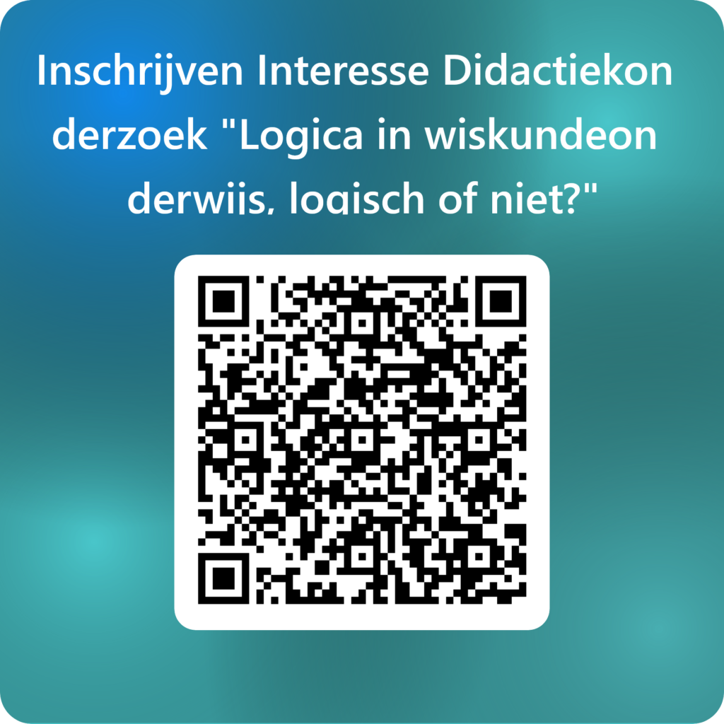 QR-code om je interesse in het onderzoeksproject te registreren